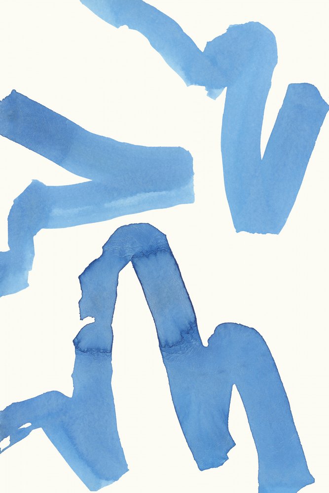 Abstrato em azul fluido de cartissi