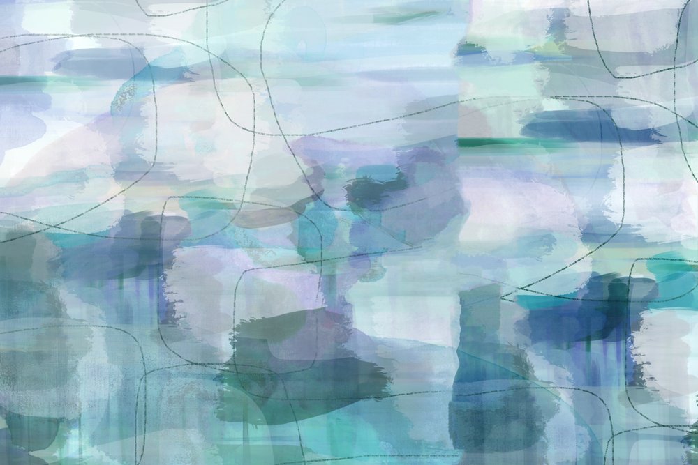 Abstrato «Fluid Blue» de cartissi