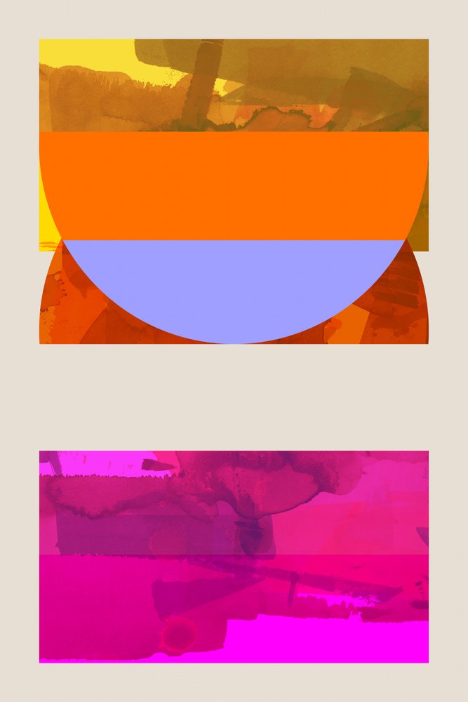 Blocos de cores geométricos de cartissi