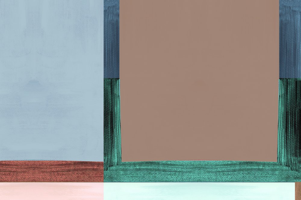 Blocos de cores geométricos de cartissi