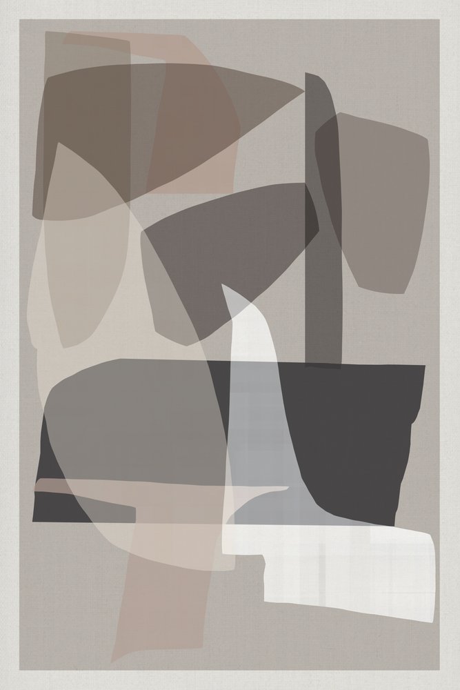 Formas abstratas em camadas de cartissi