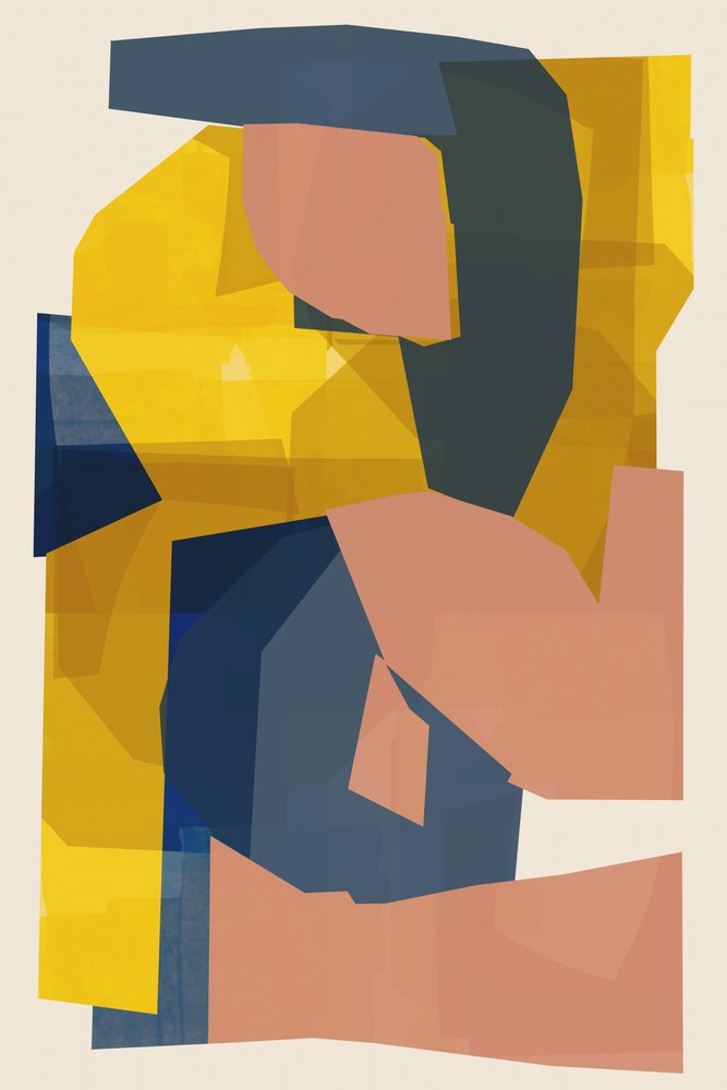 Colagem abstrata moderna de cartissi