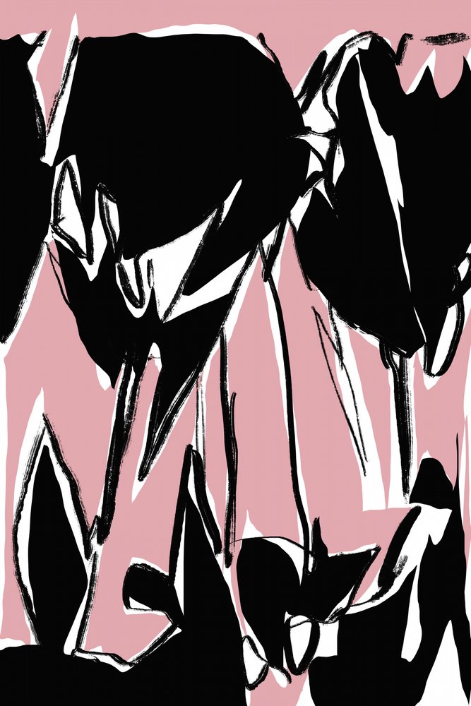 Pétalas Pretas Modernas de cartissi