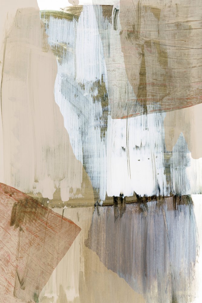 Camadas abstratas em tons suaves de cartissi