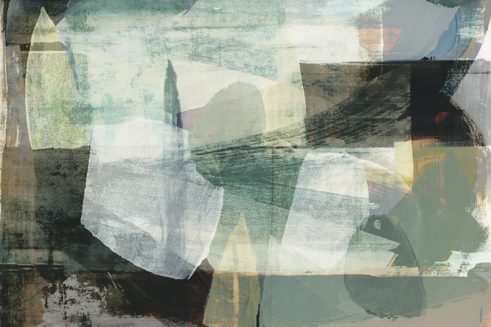 Camadas abstratas em tons suaves de cartissi