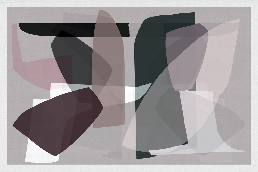Camadas abstratas em tons suaves de cartissi