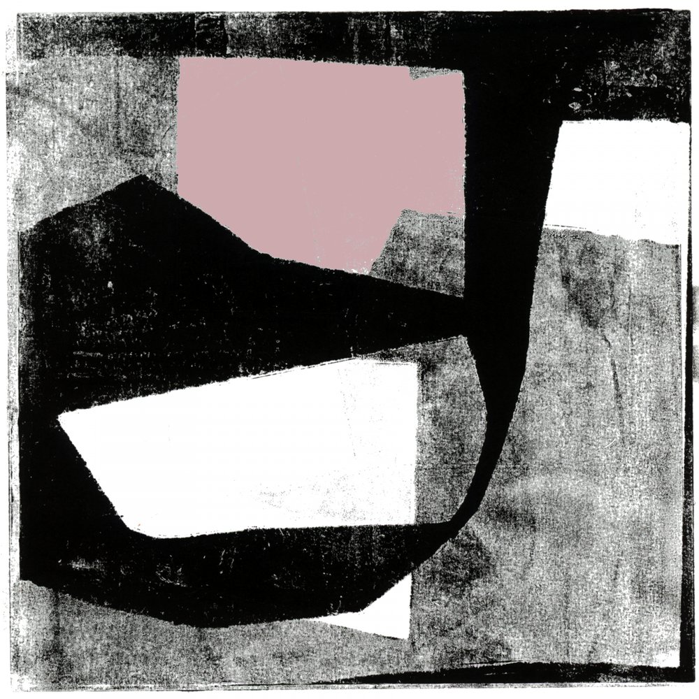 Geometria em rosa suave de cartissi