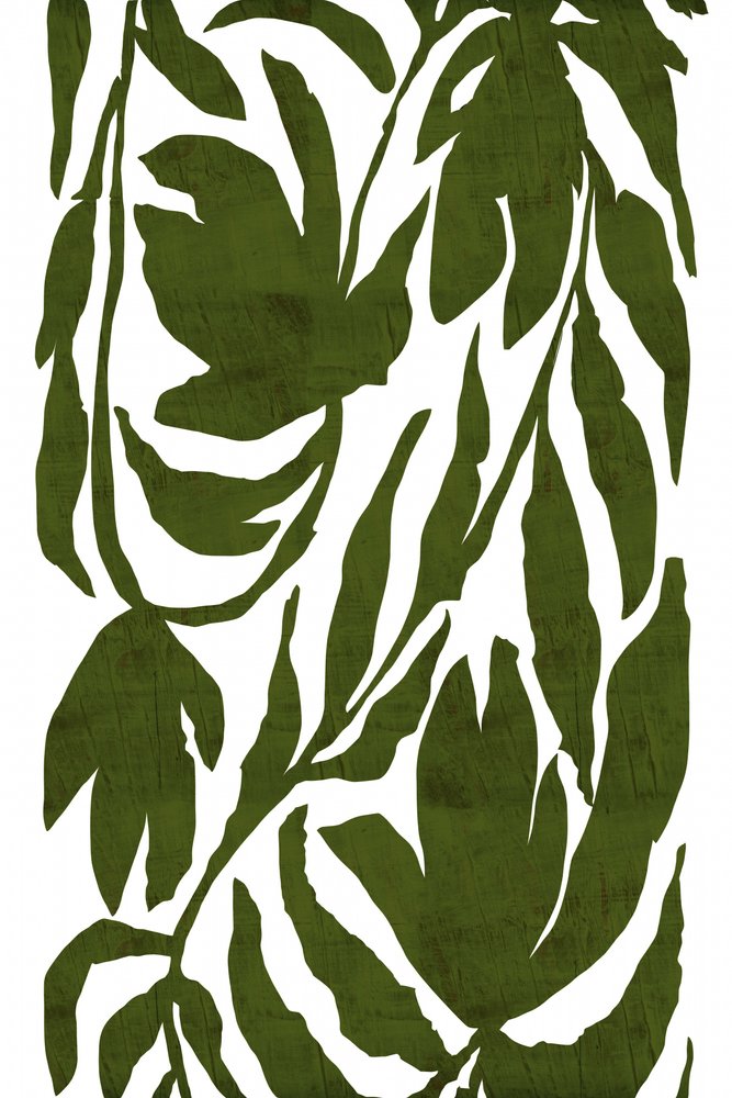 Padrão de folhagem verde-oliva de cartissi