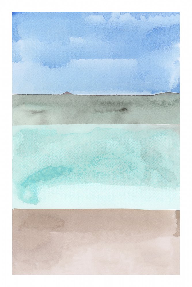 Céu, Mar e Areia Tranquilos de cartissi