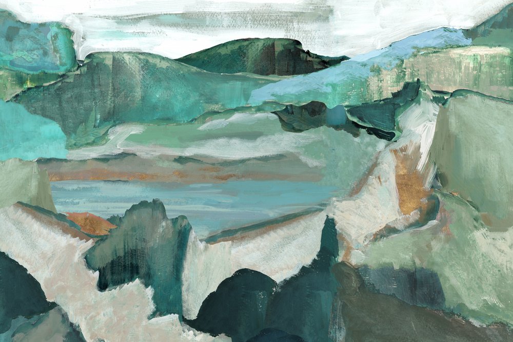 Paisagem abstrata serena de cartissi