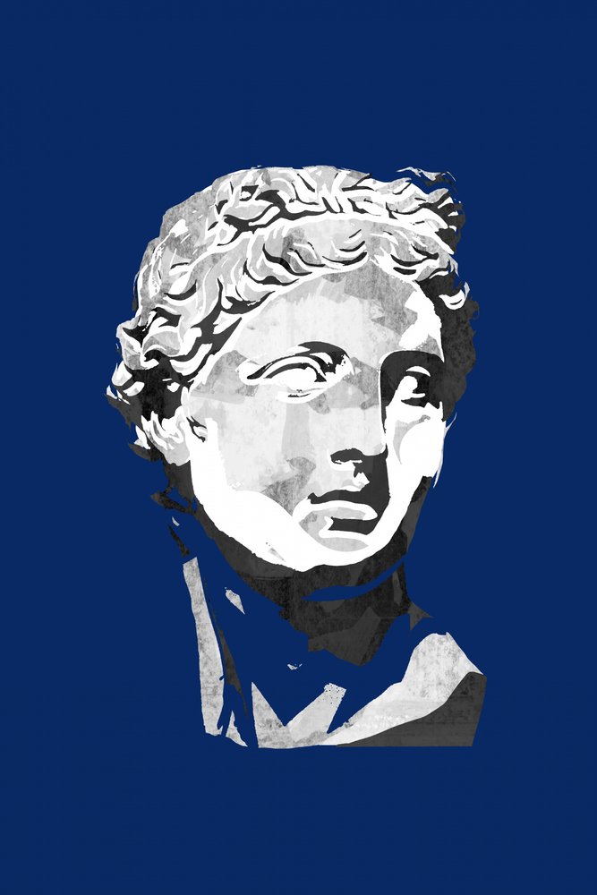 Busto Clássico Sereno de cartissi