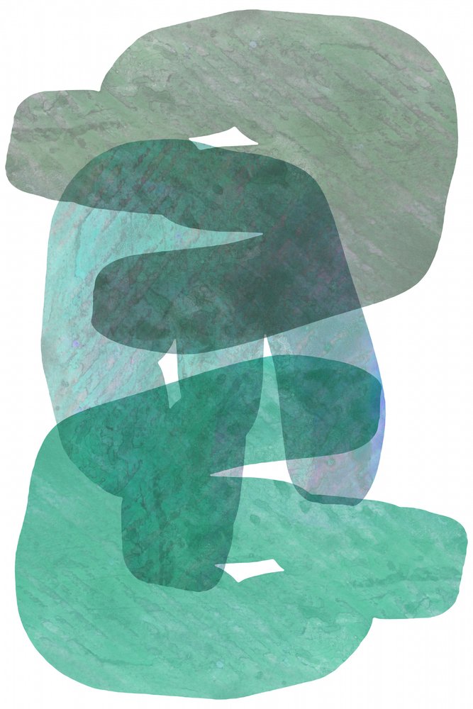Formas verdes serenas de cartissi