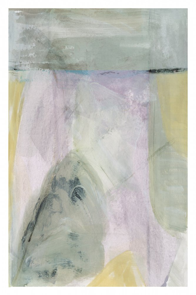 Abstrato em tons pastel serenos de cartissi