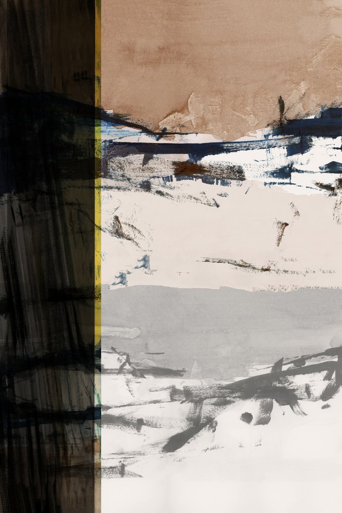 Horizonte abstrato texturado de cartissi