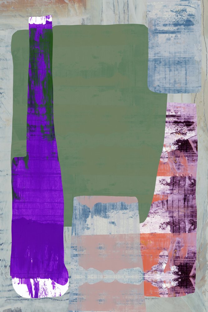 Formas abstratas texturizadas de cartissi