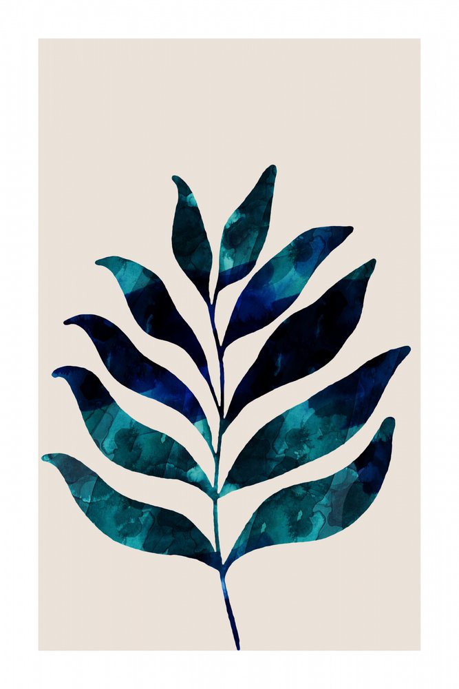 Folha Azul Tropical de cartissi