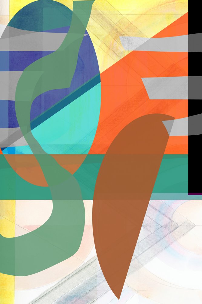 Formas abstratas vibrantes de cartissi
