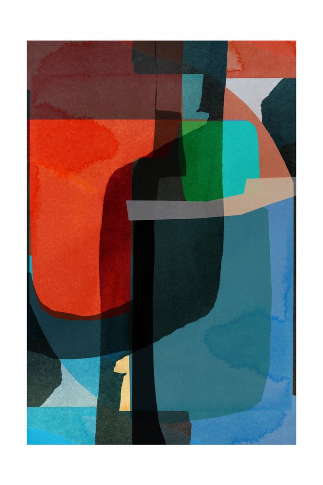 Formas abstratas vibrantes de cartissi