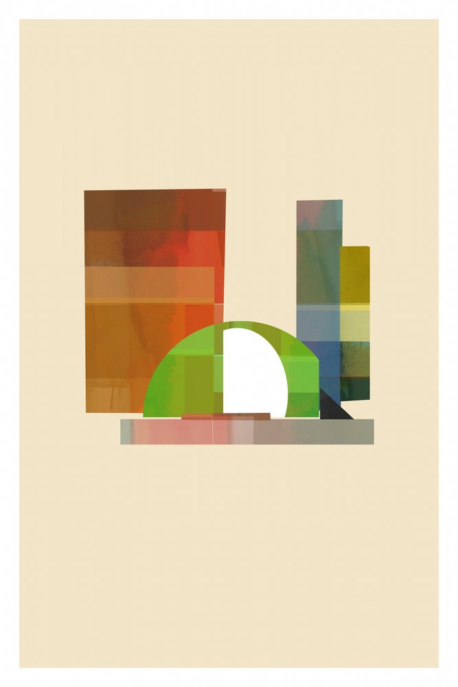 Formas abstratas vibrantes de cartissi