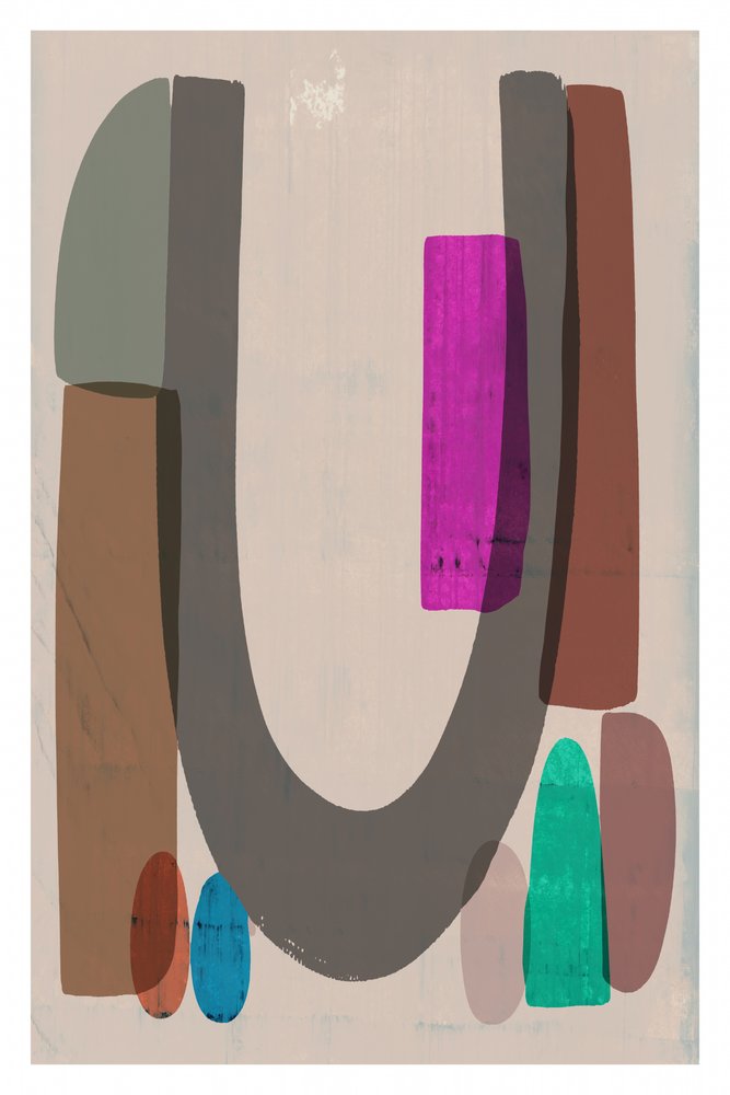 Formas abstratas vibrantes de cartissi