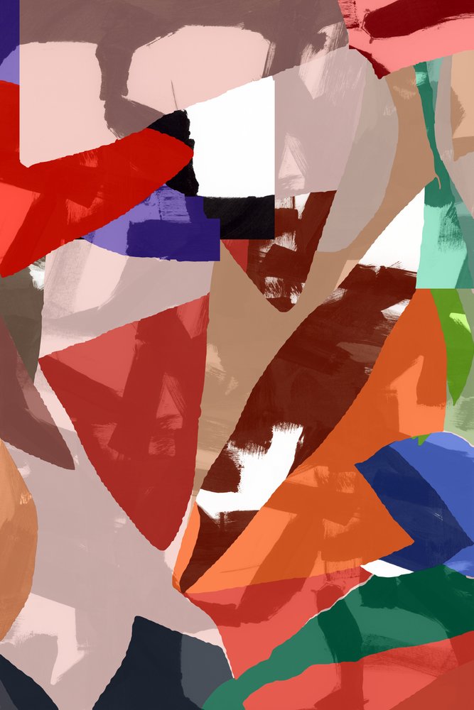 Formas abstratas vibrantes de cartissi