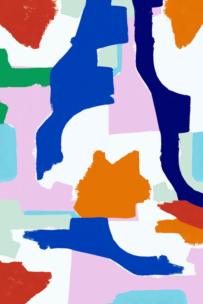 Formas abstratas vibrantes de cartissi