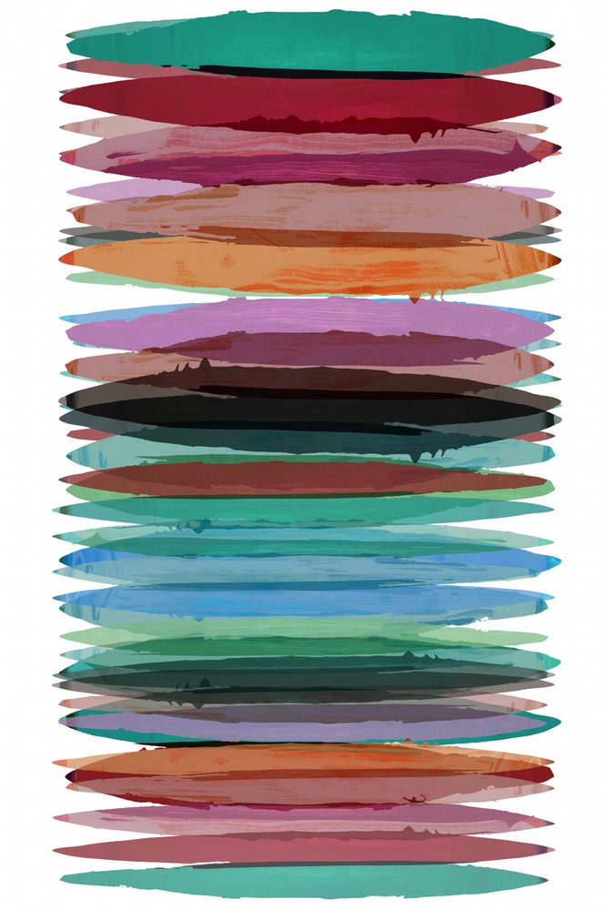 Traços abstratos vibrantes de cartissi
