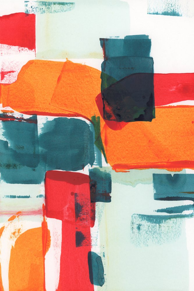 Blocos de cores vibrantes de cartissi