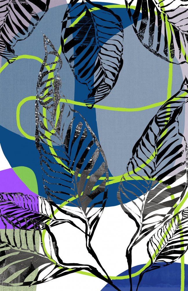 Abstrato da Selva Vibrante de cartissi