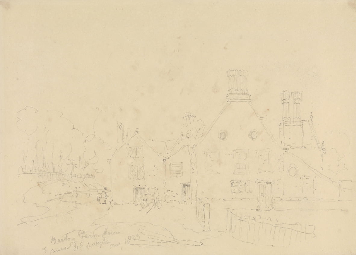 Barton Farm House, East Cowes, Isle of Wight, Maio de 1833