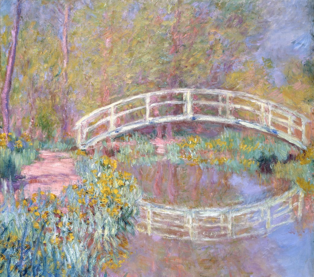 Ponte no jardim de 189596 Claude