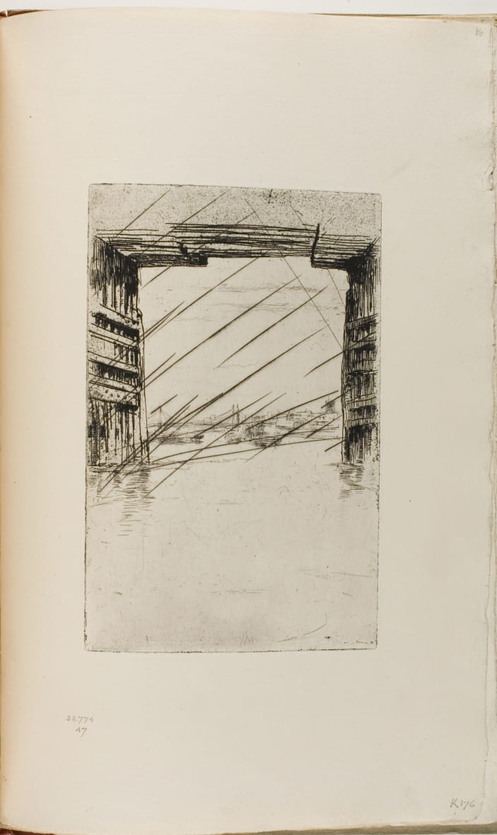 Sob a ponte velha de Battersea de James McNeill Whistler