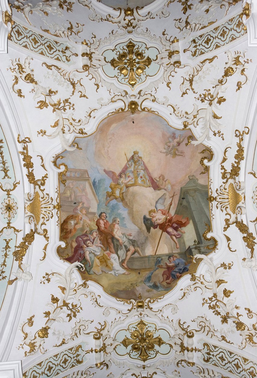 Monastério andechs, fresco, andechs, bavaria, alemanha de Unknown