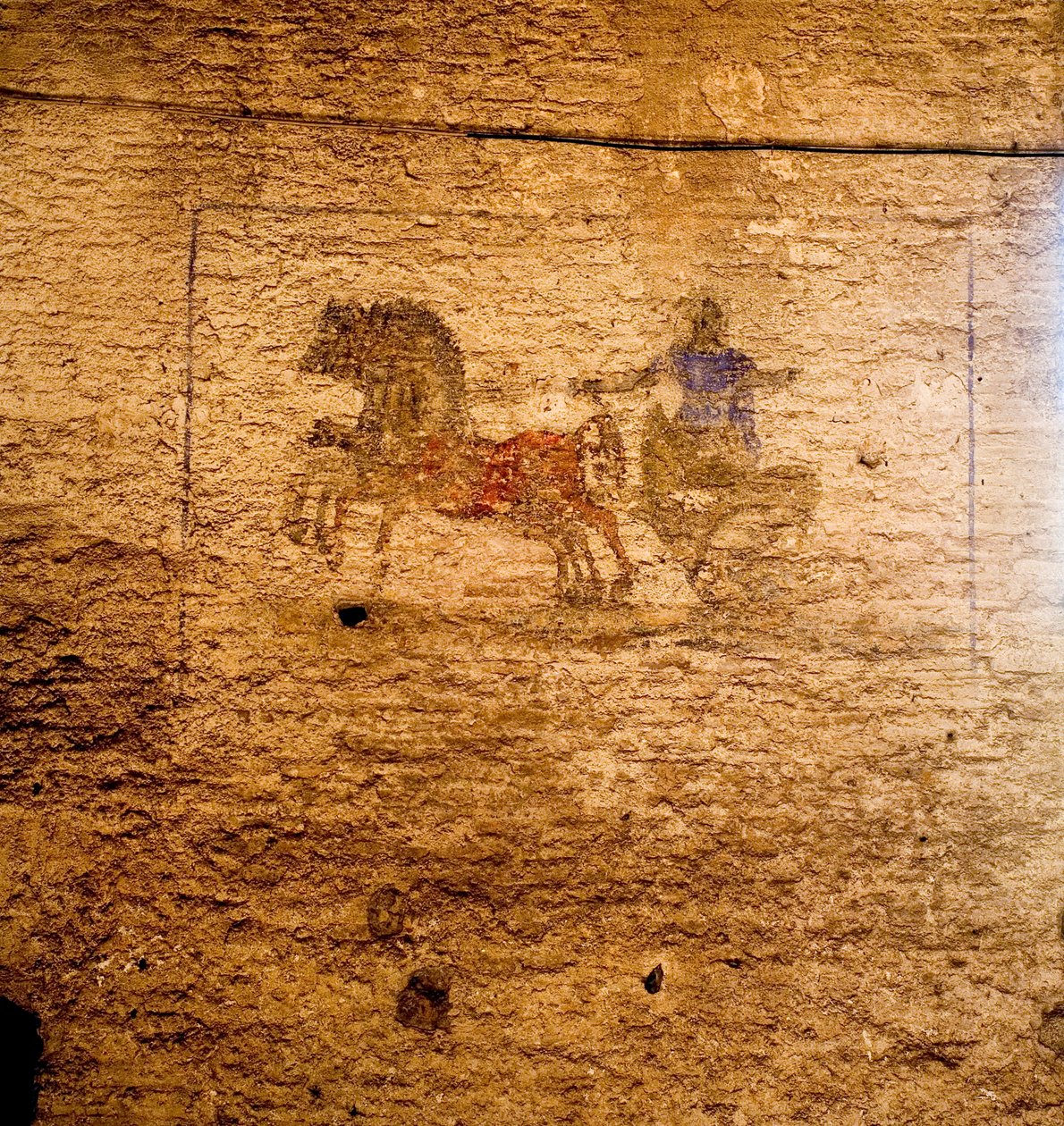 Detalhe, de, um, fresco de Unknown