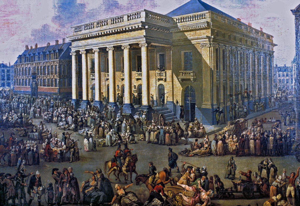 França - Departamento do Norte (F.59) - Lille - Museu Hospice Comtesse - Louis Joseph Watteau, chamado Watteau de Lille (1731-1798): Lille, Theatre Square de Unknown
