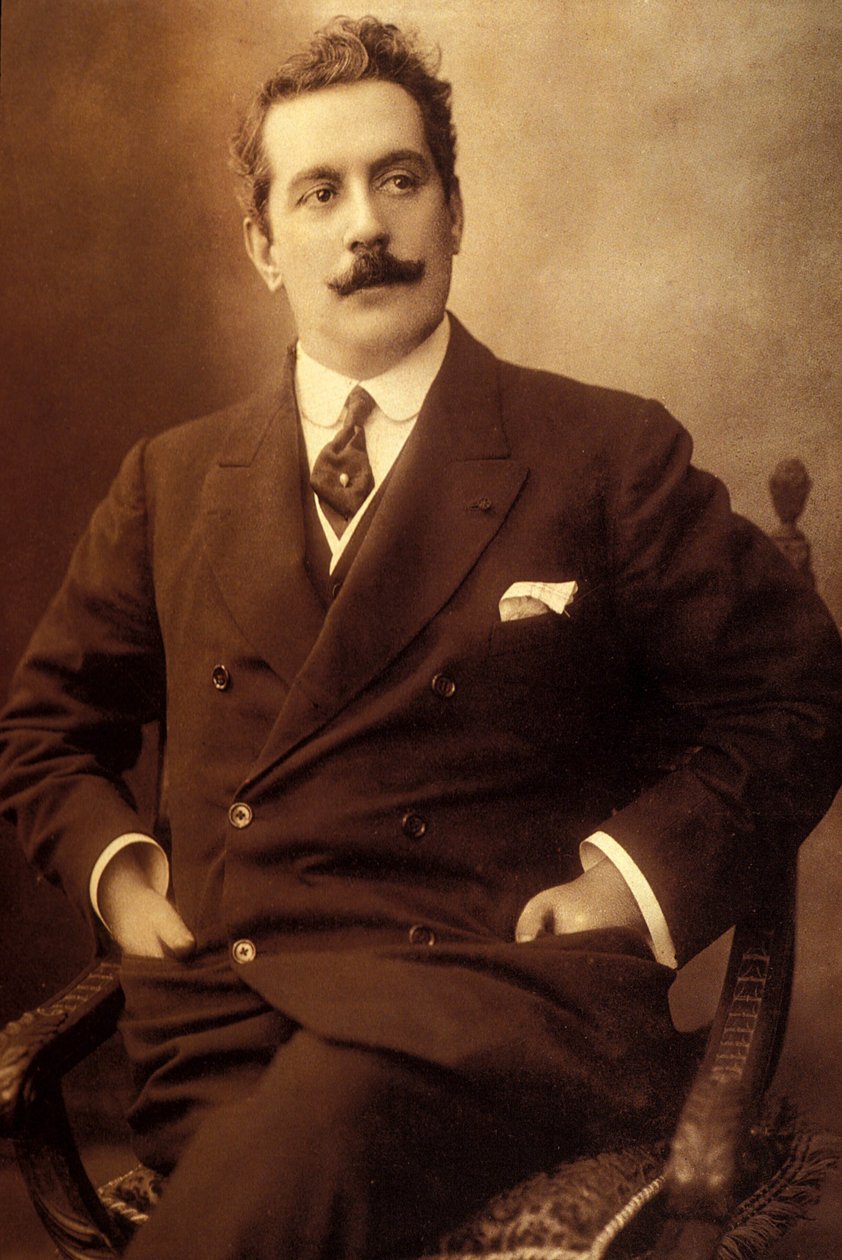 Giacomo Puccini (1858-1924) em 1890 de Unknown