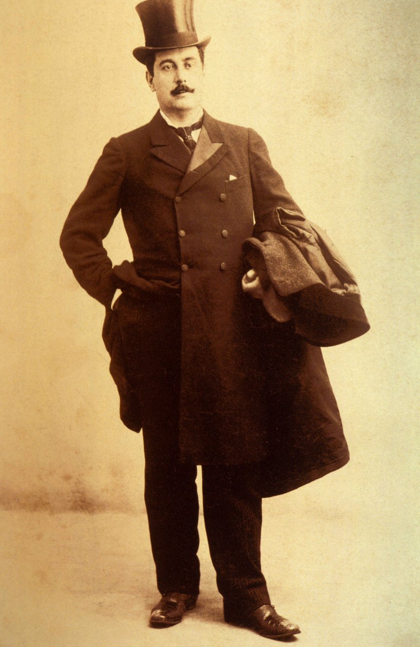Giacomo Puccini (1858-1924) em 1899 de Unknown