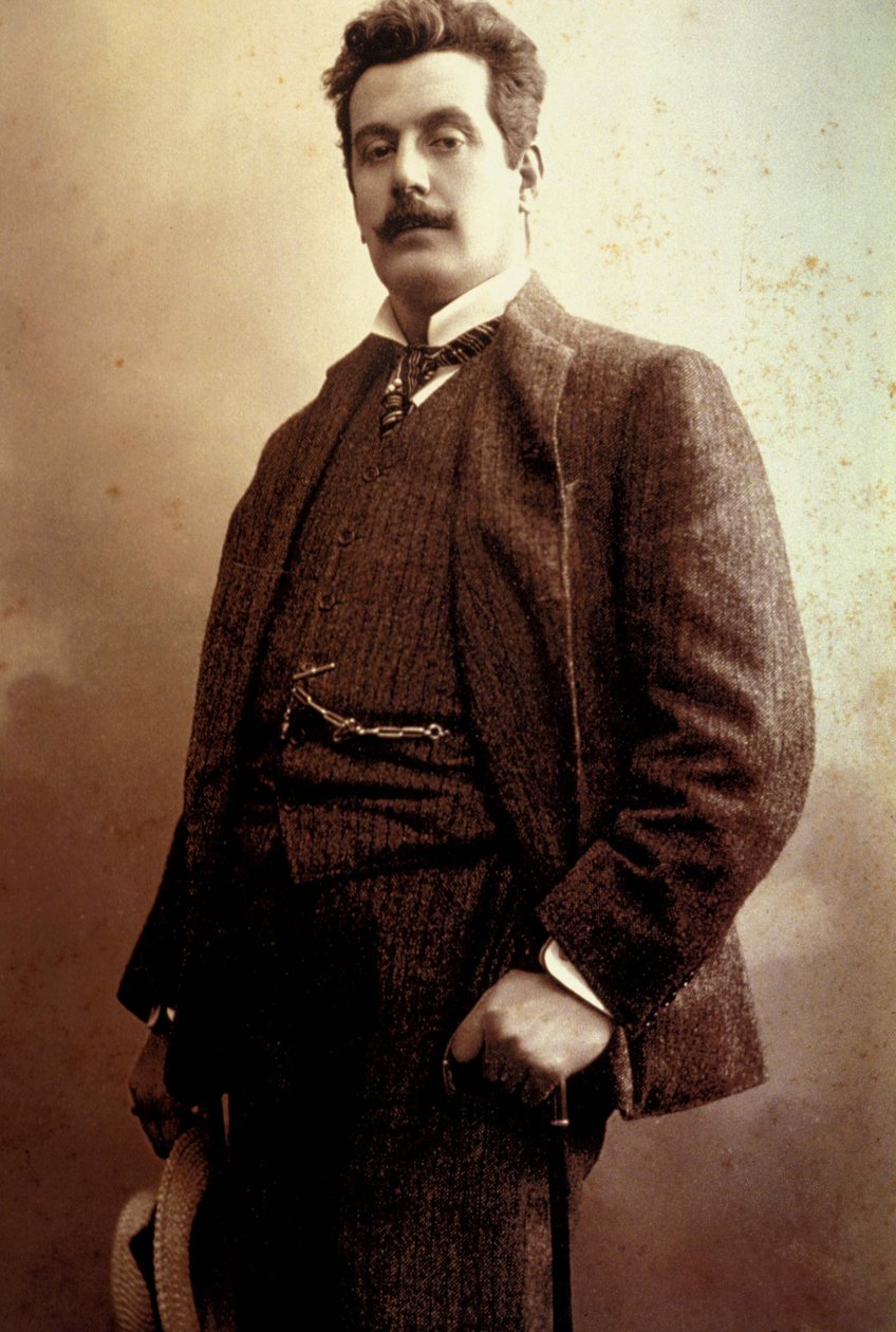 Giacomo Puccini (1858-1924) em 1900 de Unknown