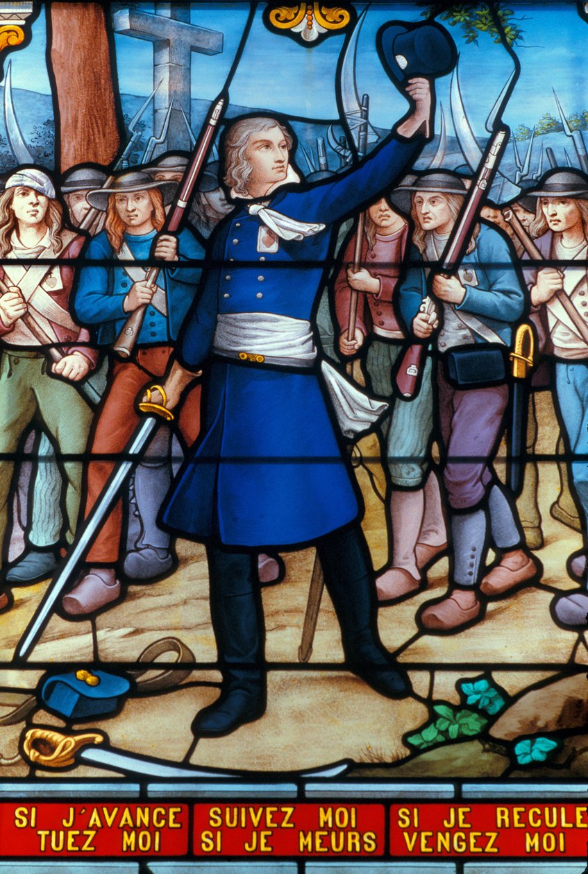 Henri de La Rochejaquelein - Nantes - Musee Dobree - Expo temporária - “” Vitral e guerra de Vendee ”” de Unknown
