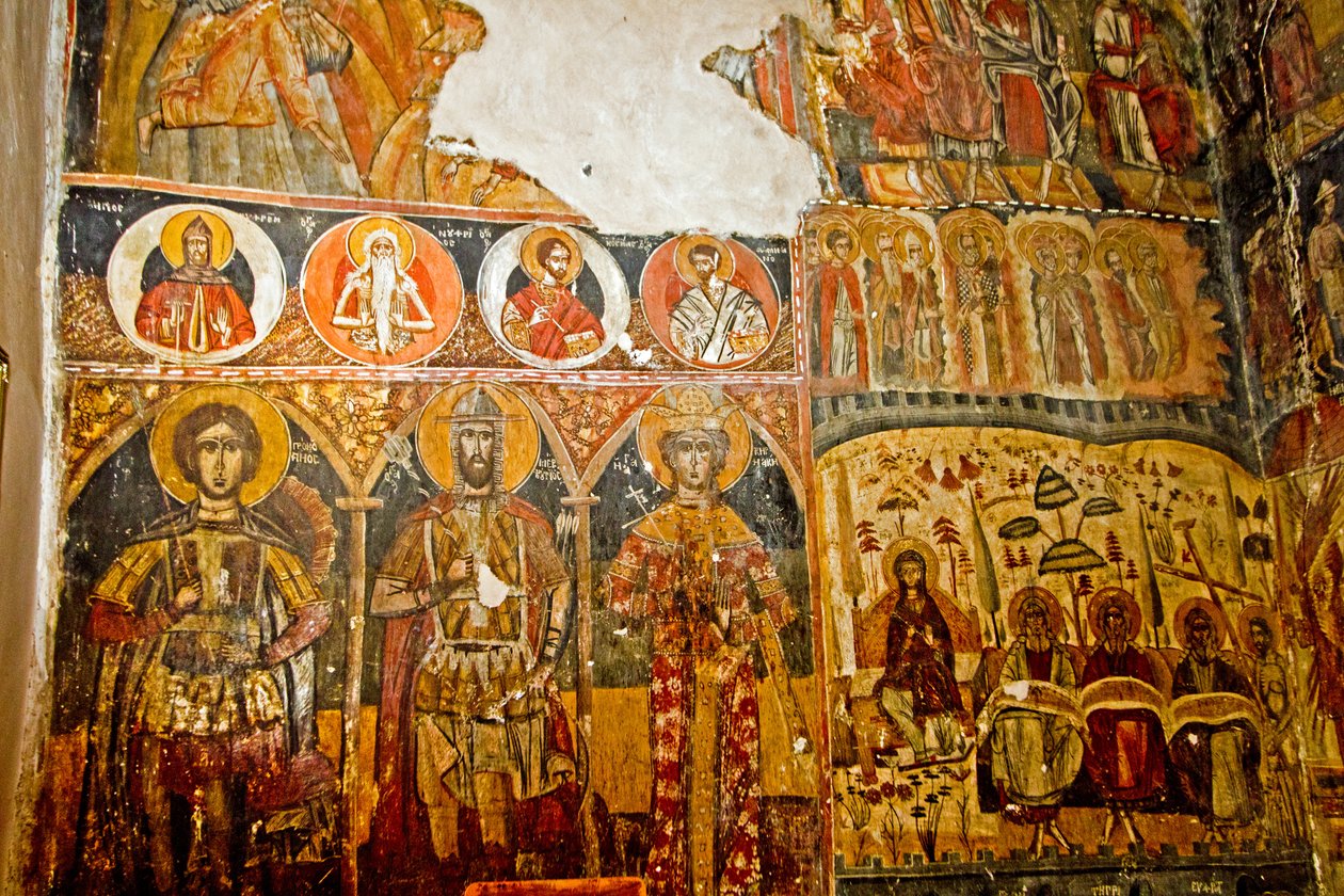 Interior, de, st, marys, igreja, Mborja, Korca, albânia de Unknown