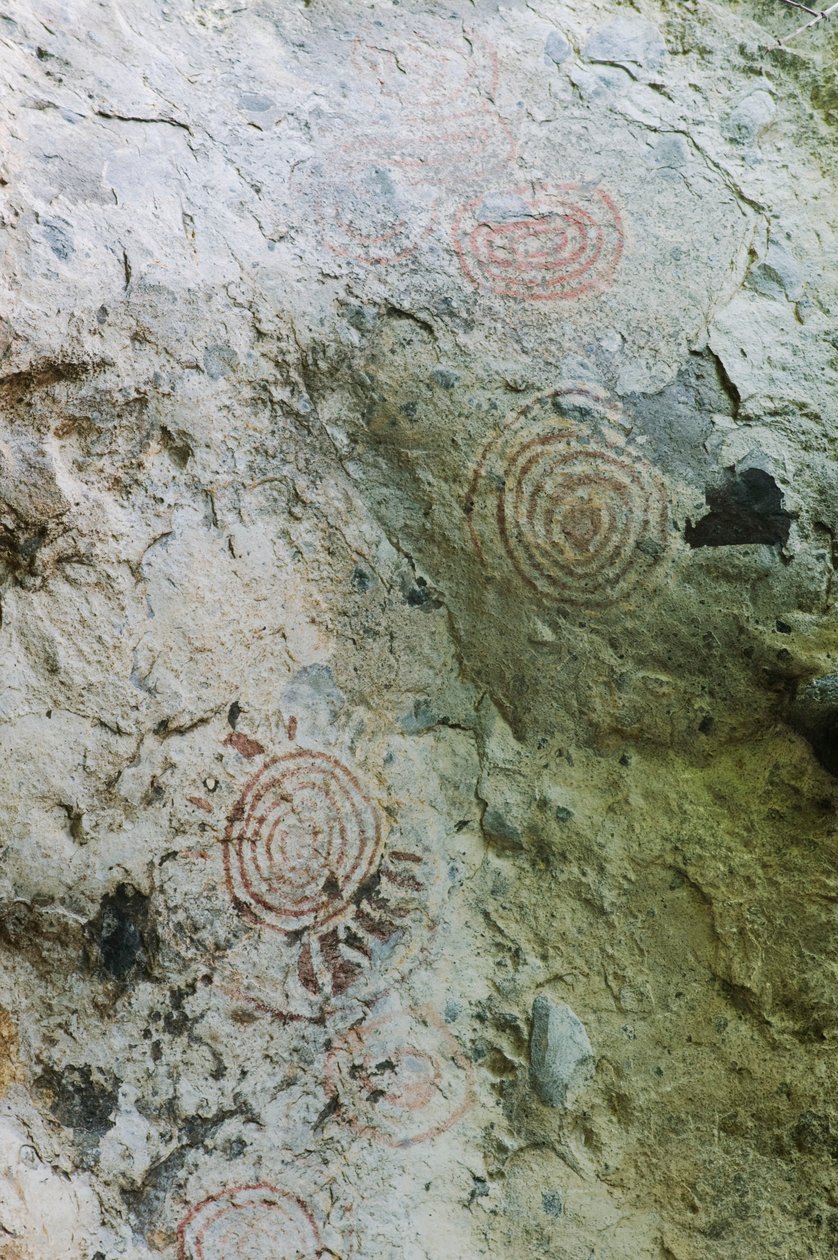 Kenya, mfangano, ilha, perto, ukula, prehistoric, caverna, pinturas de Unknown
