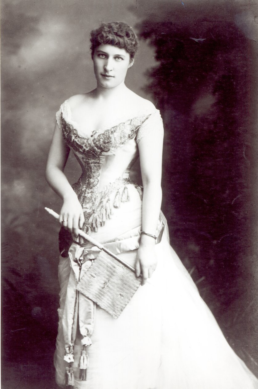 Lily Langtry (1853-1929) se apresentando no Teatro Haymarket, em 15 de dezembro de 1881 de Unknown