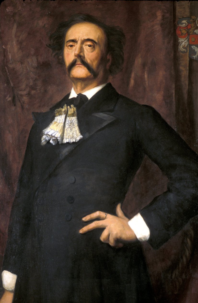 Canal N ° 082, Museu de São Salvador, o Visconde, Retrato de Jules Barbey d&39;Aurevilly (1808-1889), de Emile Levy (1826-1890), 1881 de Unknown