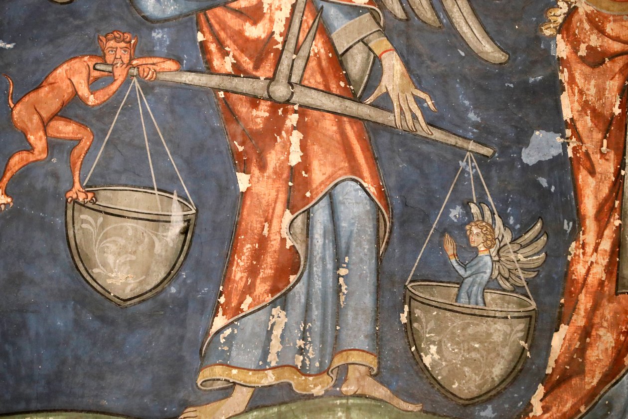 São Pedro, a Igreja Protestante Mais Jovem, O Último Julgamento Fresco, Estrasburgo, França. de Unknown