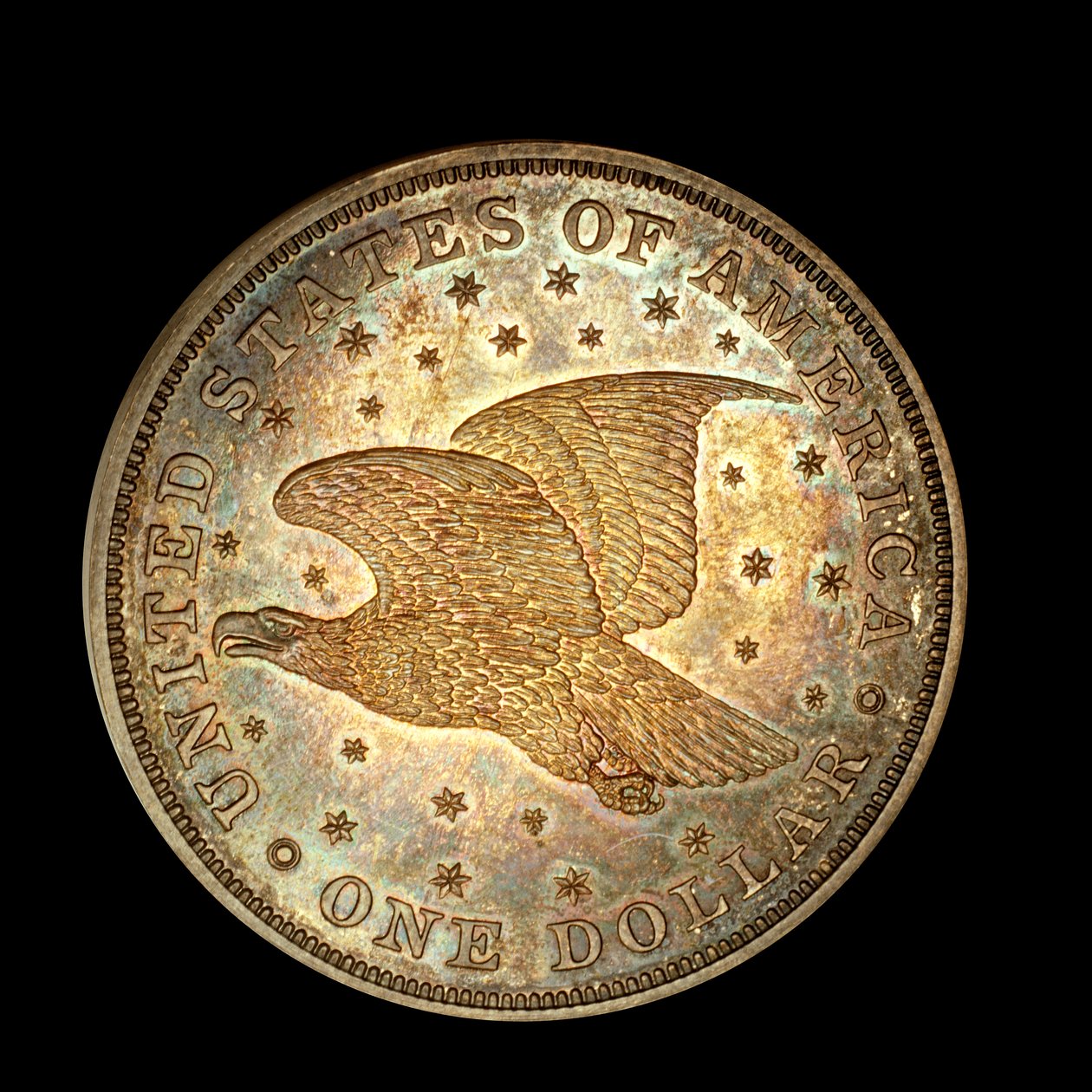 Moeda de um dólar de padrão de prata, EUA, Presidente Andrew Jackson, 1837-1841 AD de Unknown
