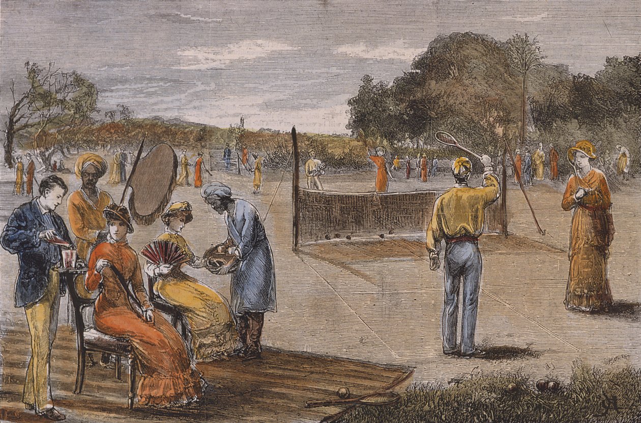 Esboços da Índia - uma tarde nas planícies, 1880 (gravura de cor) de Unknown