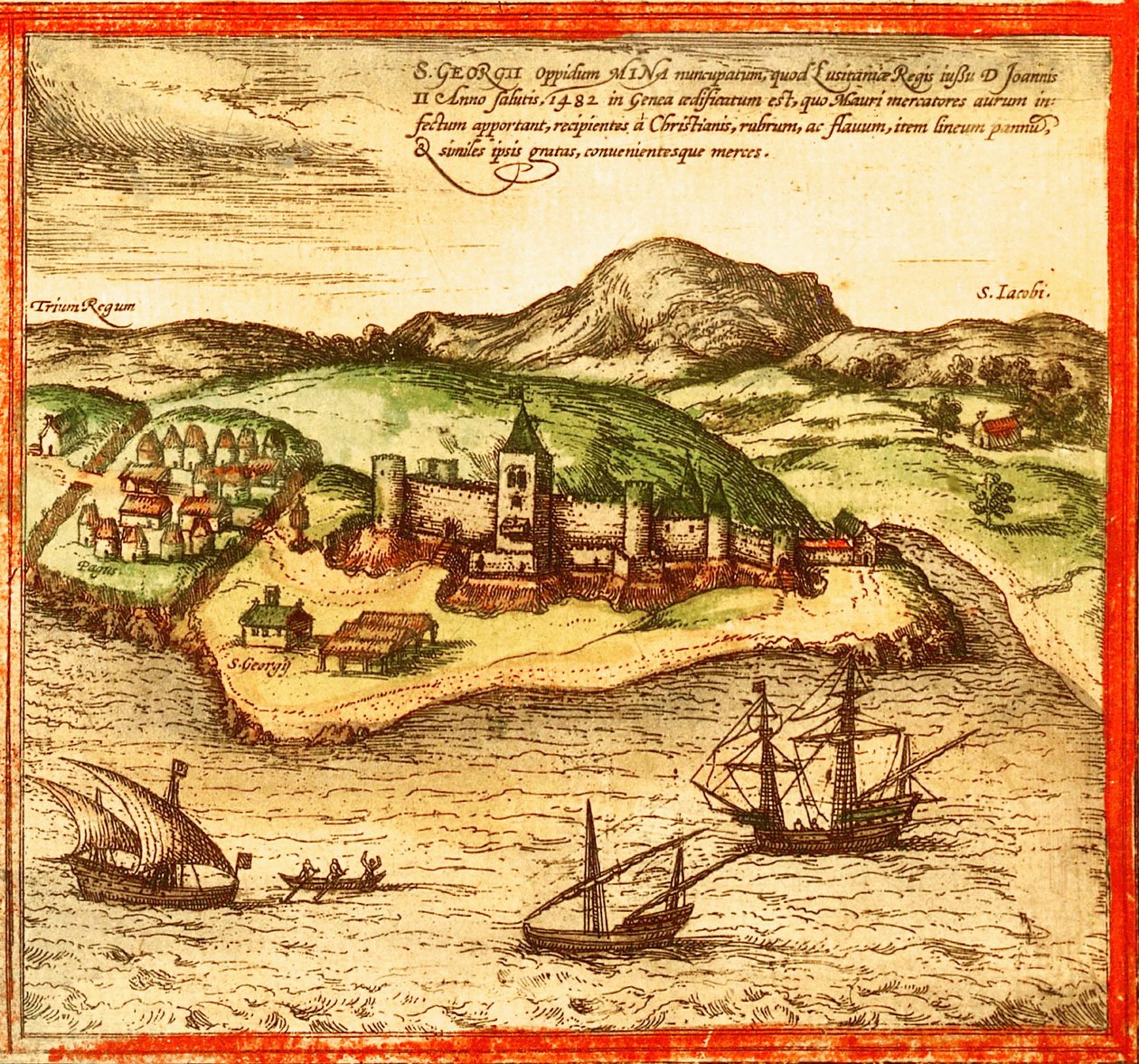 St, georges, castelo, elmina, capa, costa, oeste, áfrica de Unknown