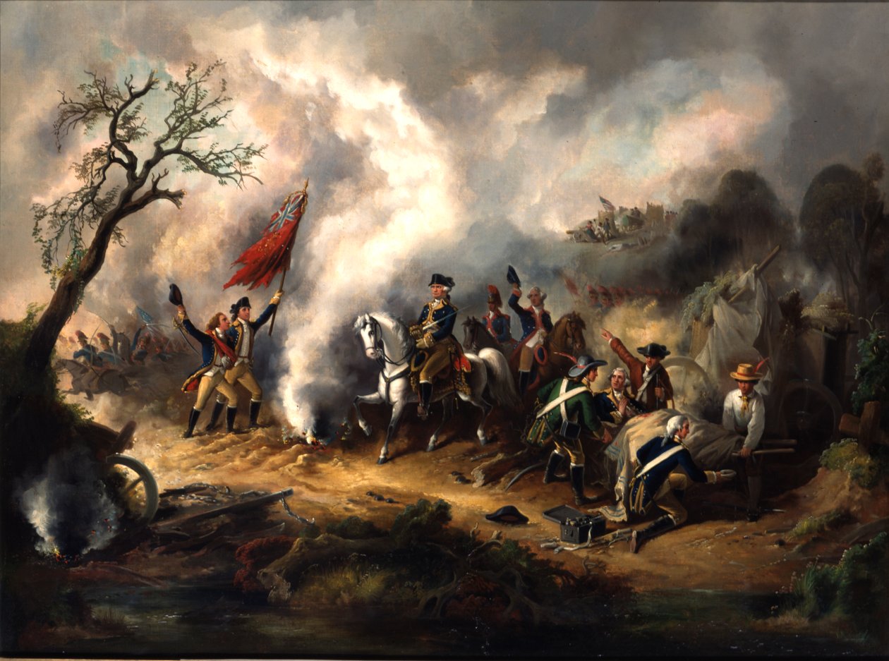 Batalha de Monmouth, 28 de junho de 1778, início do século XIX de American School