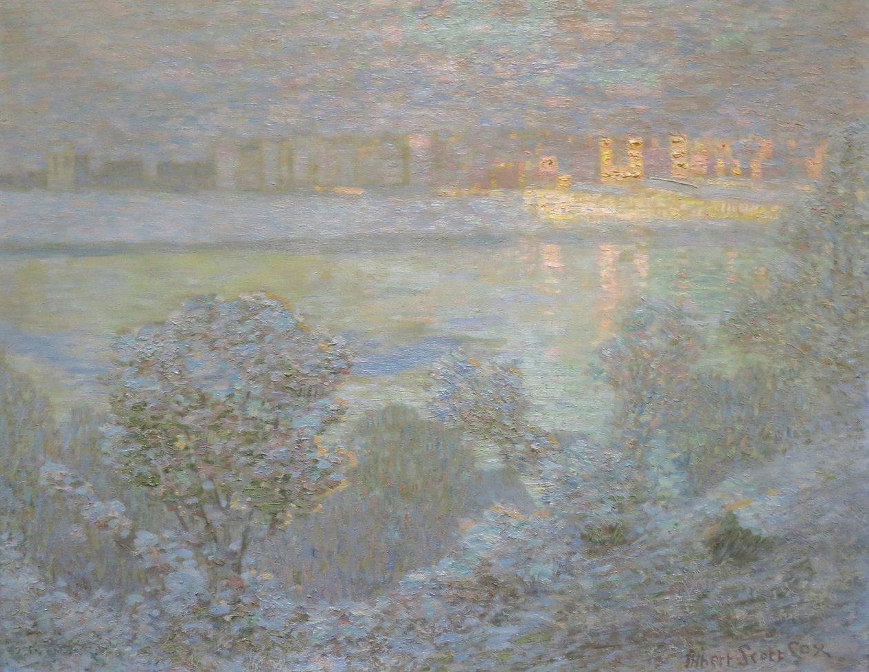 Central Park, Nova York, no inverno de Albert Scott Cox