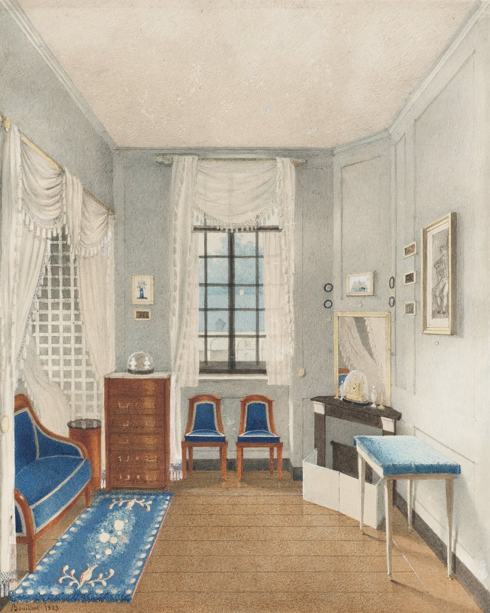 Um quarto francês da restauração de   Bouilhet